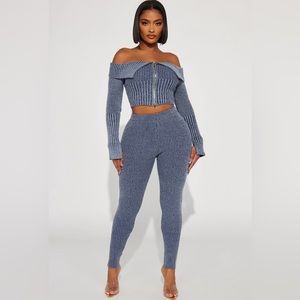 New Day Sweater Legging Set (Blue 💙)